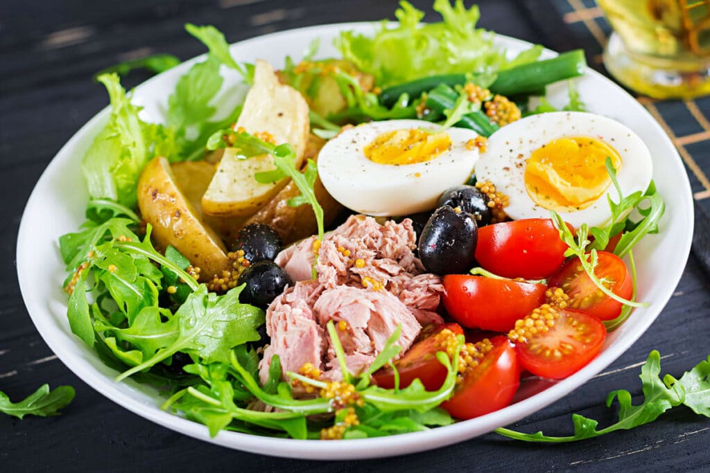 salade riz avec ou sans