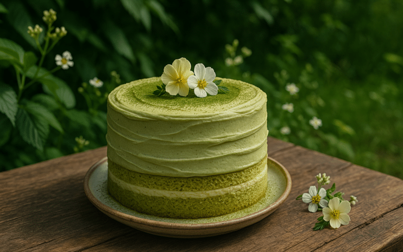 gateau matcha