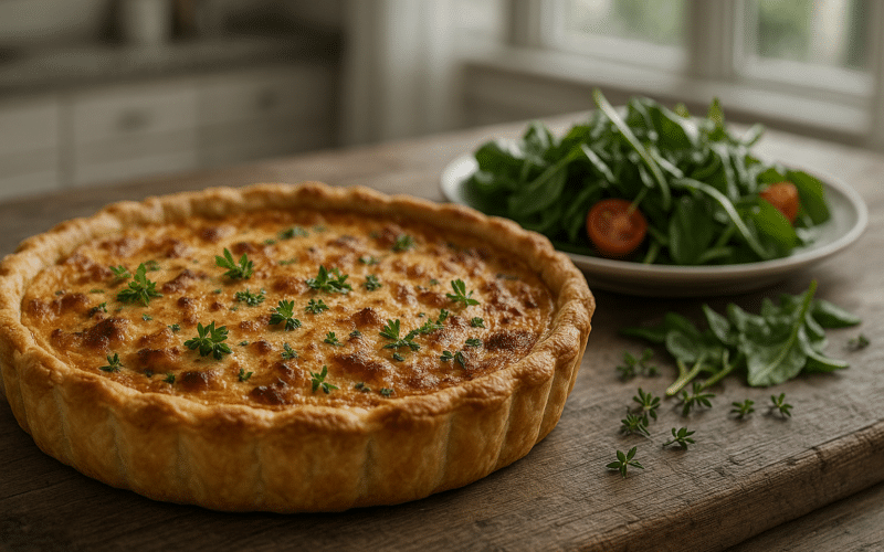 quiche lorraine sans lait